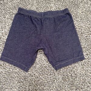 Carters kids blue biker shorts